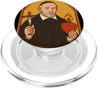 Saint Jean Eudes, prêtre, Sacré-Cœur, Saint catholique PopSockets PopGrip pour MagSafe