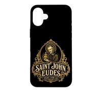 Saint Jean Eudes Sacré-Cœur de Jésus Saint Catholique Français Coque pour iPhone 16 Plus