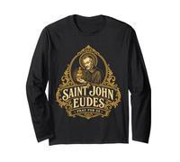 Saint Jean Eudes Sacré-Cœur de Jésus Saint Catholique Français Manche Longue