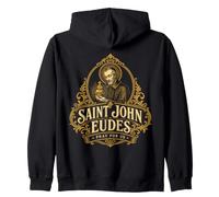 Saint Jean Eudes Sacré-Cœur de Jésus Saint Catholique Français Sweat à Capuche