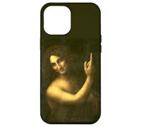 Saint Jean Le Baptiste Peinture par Léonard de Vinci 1513 Coque pour iPhone 12 Pro Max