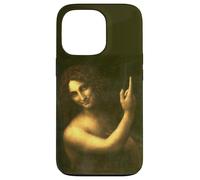 Saint Jean Le Baptiste Peinture par Léonard de Vinci 1513 Coque pour iPhone 13 Pro