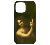 Saint Jean Le Baptiste Peinture par Léonard de Vinci 1513 Coque pour iPhone 13 Pro Max