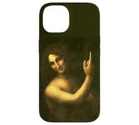Saint Jean Le Baptiste Peinture par Léonard de Vinci 1513 Coque pour iPhone 14