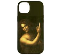 Saint Jean Le Baptiste Peinture par Léonard de Vinci 1513 Coque pour iPhone 14 Plus