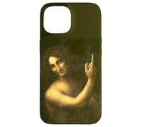 Saint Jean Le Baptiste Peinture par Léonard de Vinci 1513 Coque pour iPhone 15