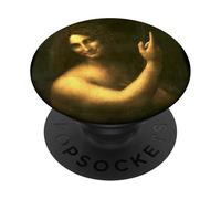 Saint Jean Le Baptiste Peinture par Léonard de Vinci 1513 PopSockets PopGrip Adhésif