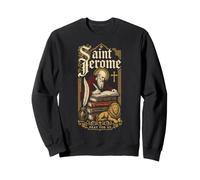 Saint Jérôme et Le Lion Confirmation St Catholic Books Sweatshirt
