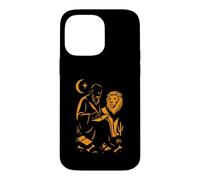 Saint Jérôme et Le Lion inspirés de l'art Vintage Coque pour iPhone 14 Pro Max