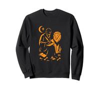 Saint Jérôme et Le Lion inspirés de l'art Vintage Sweatshirt