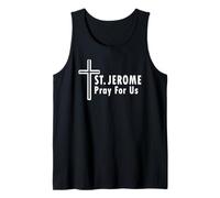 Saint Jérôme Pray for Us Cross Catholic Faith Débardeur