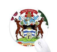 saint - john est antigua & amp; barbuda emblème tapis de souris en caoutchouc de sapin de noël
