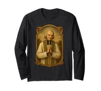 Saint John Vianney Catholique Traditionnel Saint Cure de Ars Manche Longue