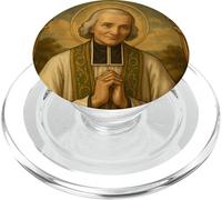 Saint John Vianney Catholique Traditionnel Saint Cure de Ars PopSockets PopGrip pour MagSafe