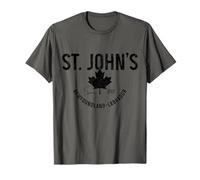 Saint Johns, Terre-Neuve, Canada, Souvenir Vintage T-Shirt