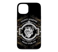 Saint Joseph Consécration catholique au cœur Le Plus Chaste Coque pour iPhone 13