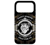 Saint Joseph Consécration catholique au cœur Le Plus Chaste Coque pour iPhone 17 Pro Max