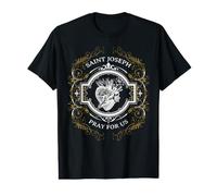 Saint Joseph Consécration catholique au cœur Le Plus Chaste T-Shirt Graphique avec Valeur