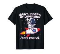Saint Joseph de Cupertino Astronaute Espace Catholique Saint Enfants T-Shirt