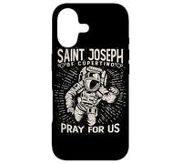 Saint Joseph de Cupertino Astronaute Espace catholique Vieilli Coque pour iPhone 17