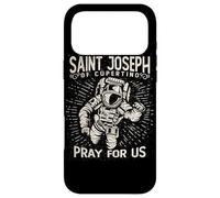 Saint Joseph de Cupertino Astronaute Espace catholique Vieilli Coque pour iPhone 17 Pro Max