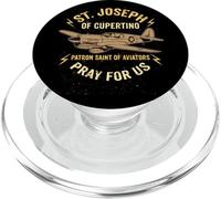 Saint Joseph de Cupertino Patron des Pilotes Aviateurs PopSockets PopGrip pour MagSafe