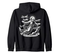 Saint Joseph de Cupertino Patron Saint Pilotes Avions Catholique Sweat à Capuche