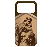 Saint Joseph et Jésus prient pour Nous Saints catholiques Coque pour iPhone 17 Pro Max