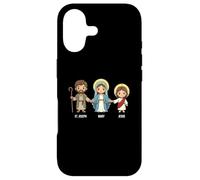 Saint Joseph, Marie et Jésus Saints catholiques Enfants Foi Sainte Coque pour iPhone 17