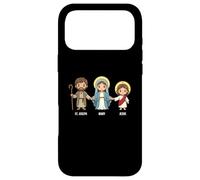 Saint Joseph, Marie et Jésus Saints catholiques Enfants Foi Sainte Coque pour iPhone 17 Pro Max