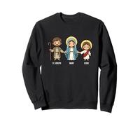 Saint Joseph, Marie et Jésus Saints catholiques Enfants Foi Sainte Sweatshirt