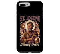 Saint Joseph Père et Ouvrier catholique Coque pour iPhone 7 Plus/8 Plus