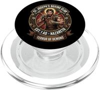 Saint Joseph Père et Ouvrier catholique PopSockets PopGrip pour MagSafe