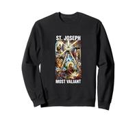 Saint Joseph Père et Ouvrier catholique Sweatshirt