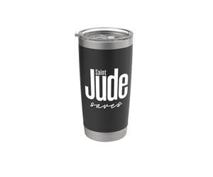 Saint Jude Thaddeus Patron des causes perdues Gobelet isotherme en acier inoxydable double paroi