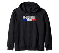 Saint-Just-Saint-Rambert Drapeau France Fierté de la Ville française Sweat à Capuche