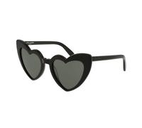 SAINT LAURENT Femme SL 181 LOULOU 001 Lunettes de soleil Plastique Noir Gris Géométrique Normale