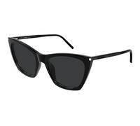 SAINT LAURENT Femme SAINT LAURENT SL 214 KATE THIN 001 Lunettes de soleil Acétate Noir Noir Cat Eye