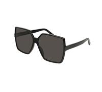 SAINT LAURENT Femme SAINT LAURENT SL 232 BETTY 001 Lunettes de soleil Plastique Noir Gris Carré Normale