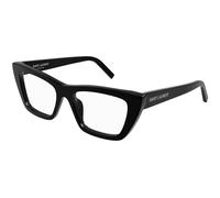SAINT LAURENT Femme SAINT LAURENT SL 276 MICA OPT 001 Montures optiques Acétate Noir Transparent Cat Eye Antireflet