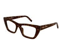 SAINT LAURENT Femme SAINT LAURENT SL 276 MICA OPT 004 Montures optiques Acétate Havane Transparent Cat Eye Antireflet