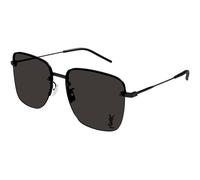 SAINT LAURENT Femme SAINT LAURENT SL 312 M 001 Lunettes de soleil Métal Noir Noir Carré