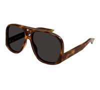 SAINT LAURENT Femme SAINT LAURENT SL 652 SOLACE 003 Lunettes de soleil Acétate Havane Noir Pilote