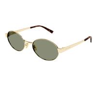 SAINT LAURENT Femme SAINT LAURENT SL 692 003 Lunettes de soleil Métal Or Vert Ronde