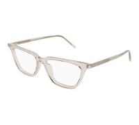 SAINT LAURENT Femme SAINT LAURENT SL 889 SULPICE THIN OPT 004 Montures optiques Acétate Beige Transparent Cat Eye