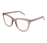 SAINT LAURENT Femme SL 548 SLIM OPT 003 Montures optiques Acétate Marron Papillon