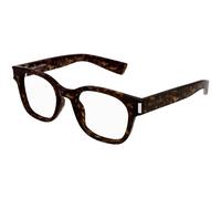 SAINT LAURENT Femme SL 722 007 Montures optiques Acétate Havane Transparent Carré