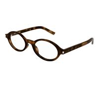 SAINT LAURENT Femme SL 751 JEANNE OPT 003 Montures optiques Acétate Havane Transparent Ronde