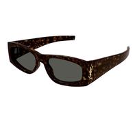 SAINT LAURENT Femme SAINT LAURENT SL M140 003 Lunettes de soleil Acétate Havane Gris Carré