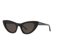 Saint Laurent Femme Sunglass SL 213 Lily - Couleur du Monture: Noir brillant, Couleur de Lentille: Gris